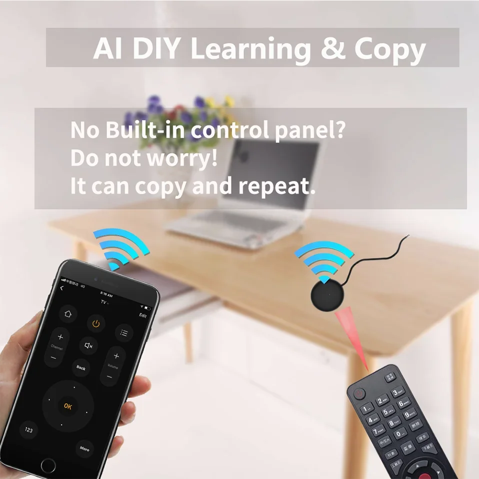جهاز تحكم عن بعد WiFi IR لتطبيق المنزل الذكي جهاز تحكم عن بعد SmartLife للتلفزيون DVD AUD AC عن بعد يعمل مع Alexa Google Home Yandex Alice جهاز تحكم عن بعد WiFi IR لتطبيق المنزل الذكي جهاز تحكم عن بعد SmartLife للتلفزيون DVD AUD AC عن بعد يعمل مع Alexa Google Home Yandex Alice