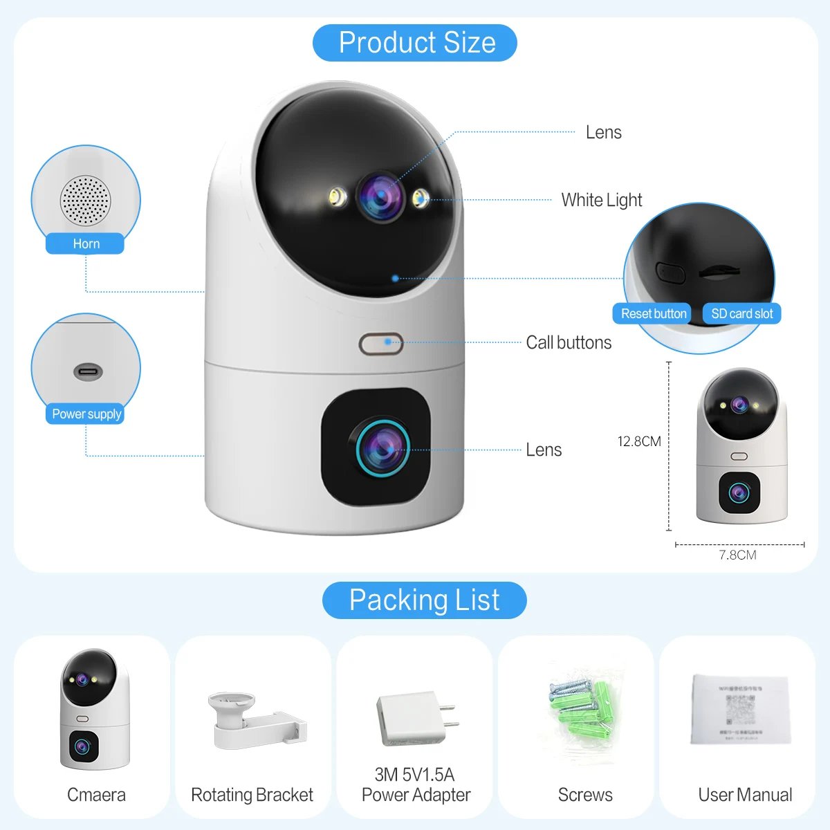 لينوفو كاميرا IP 4K 5G واي فاي عدسة مزدوجة المنزل الذكي تتبع السيارات كاميرا CCTV كاميرا مراقبة لاسلكية مراقبة الأمن مراقبة الطفل