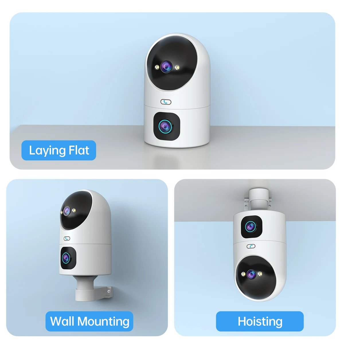 لينوفو كاميرا IP 4K 5G واي فاي عدسة مزدوجة المنزل الذكي تتبع السيارات كاميرا CCTV كاميرا مراقبة لاسلكية مراقبة الأمن مراقبة الطفل
