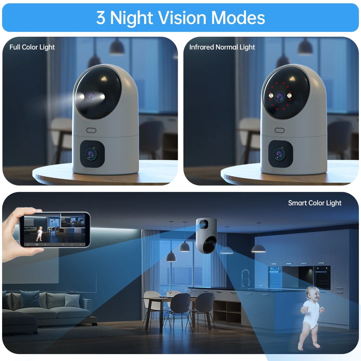 لينوفو كاميرا IP 4K 5G واي فاي عدسة مزدوجة المنزل الذكي تتبع السيارات كاميرا CCTV كاميرا مراقبة لاسلكية مراقبة الأمن مراقبة الطفل