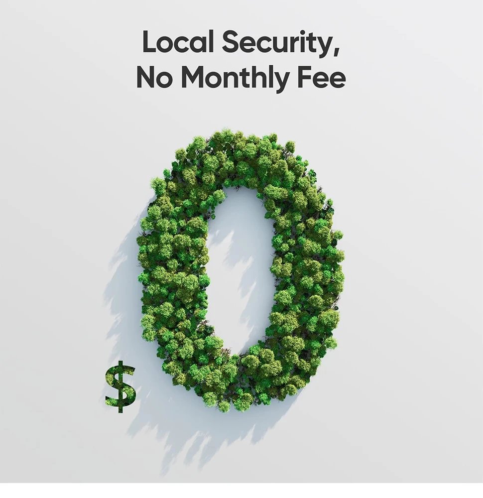 كاميرا eufy Security C210 SoloCam اللاسلكية الخارجية بدقة 2K بدون رسوم شهرية كاميرا واي فاي لاسلكية كاميرا مراقبة للشارع