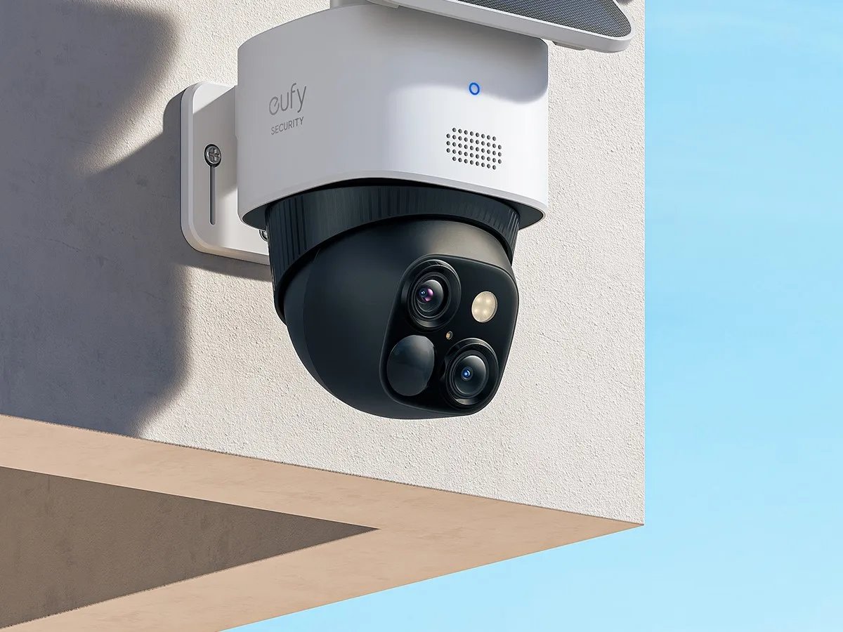 كاميرا eufy SoloCam S340 تعمل بالطاقة الشمسية، كاميرا خارجية لاسلكية 360 درجة ° مراقبة بدون نقاط عمياء 2.4 جيجا هرتز واي فاي بدون رسوم شهرية كاميرا eufy SoloCam S340 تعمل بالطاقة الشمسية، كاميرا خارجية لاسلكية 360 درجة ° مراقبة بدون نقاط عمياء 2.4 جيجا هرتز واي فاي بدون رسوم شهرية