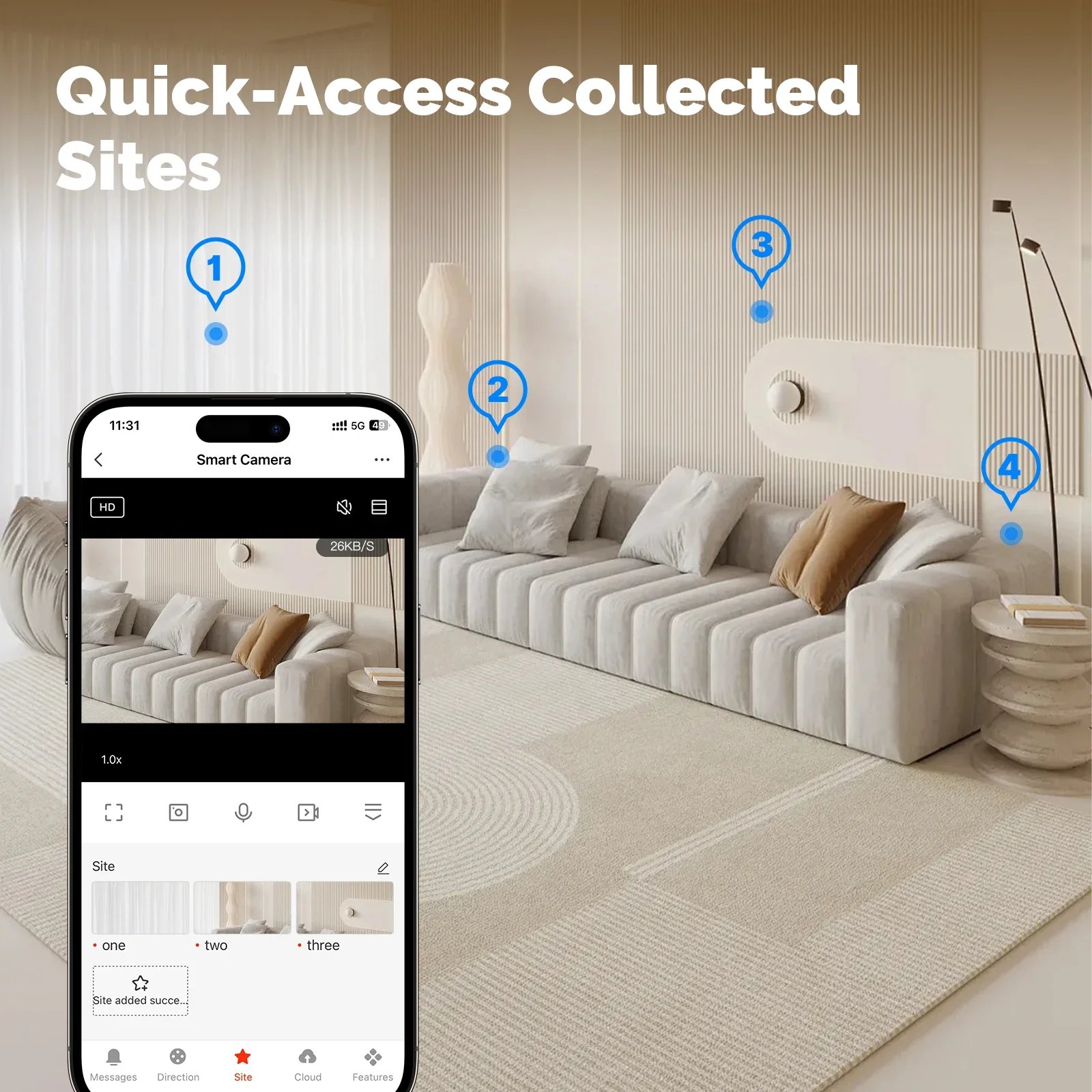 MOESTuya WiFi داخلي عموم/إمالة كاميرا أمان ذكية 4MP HD الأشعة تحت الحمراء للرؤية الليلية كشف الحركة رصد دورية بانورامية