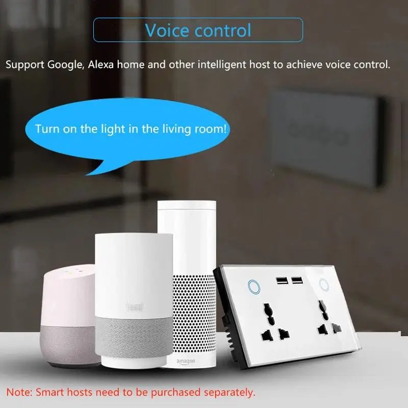 مقبس حائط ذكي USB من Tuya WiFi ، منفذ توصيل عالمي ، مفتاح تشغيل يعمل باللمس ، شحن لاسلكي ، يعمل مع اليكسّا ، جوجل المنزل ، 13A مقبس حائط ذكي USB من Tuya WiFi ، منفذ توصيل عالمي ، مفتاح تشغيل يعمل باللمس ، شحن لاسلكي ، يعمل مع اليكسّا ، جوجل المنزل ، 13A