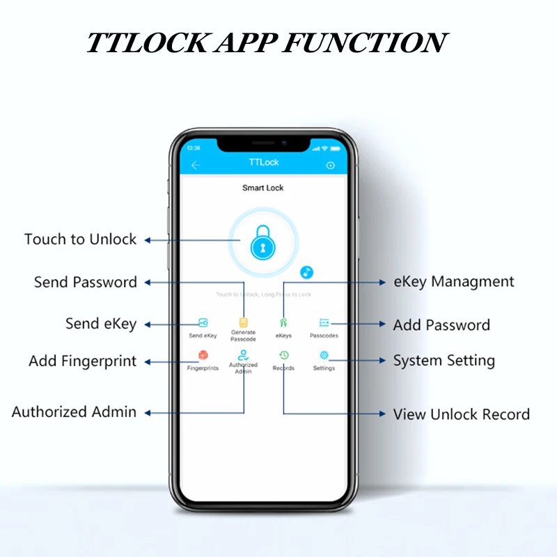 قفل ذكي للباب الزجاجي أو الخشبي أو TTLOCK أو Wifi Tuya قفل بصمة الإصبع البيومترية الذكي قفل الباب الإلكتروني قفل رقمي قفل ذكي للباب الزجاجي أو الخشبي أو TTLOCK أو Wifi Tuya قفل بصمة الإصبع البيومترية الذكي قفل الباب الإلكتروني قفل رقمي
