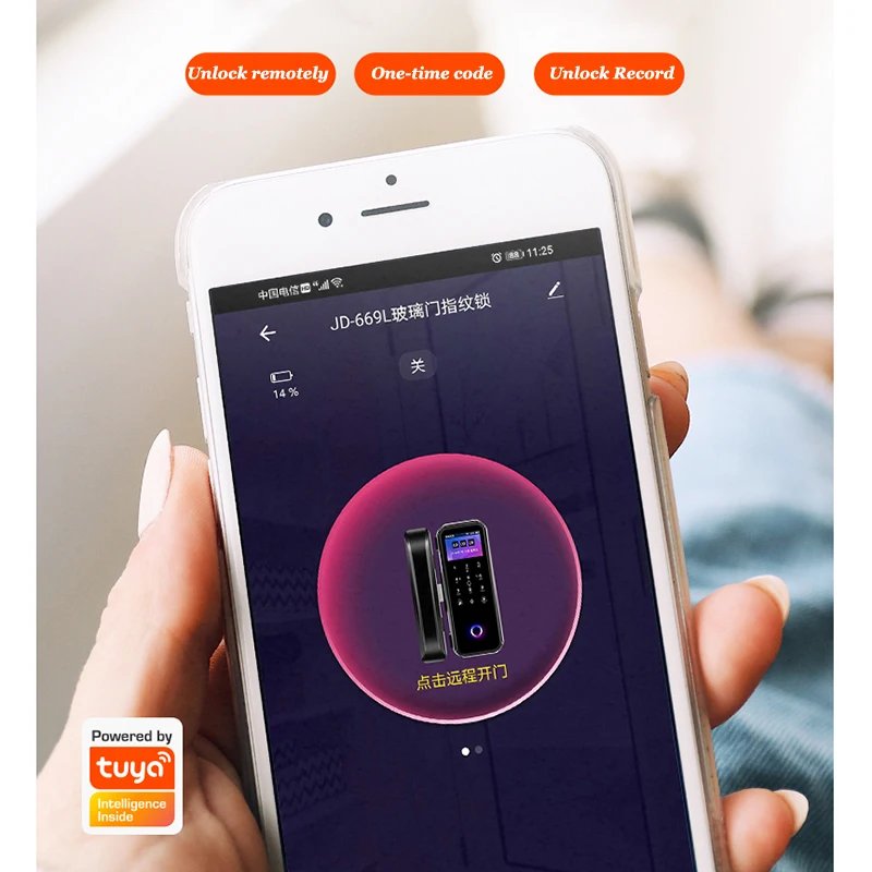 قفل ذكي للباب الزجاجي أو الخشبي أو TTLOCK أو Wifi Tuya قفل بصمة الإصبع البيومترية الذكي قفل الباب الإلكتروني قفل رقمي قفل ذكي للباب الزجاجي أو الخشبي أو TTLOCK أو Wifi Tuya قفل بصمة الإصبع البيومترية الذكي قفل الباب الإلكتروني قفل رقمي