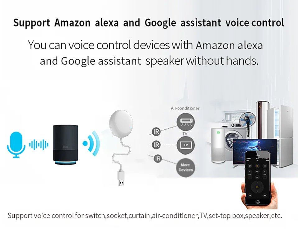 جهاز تحكم عن بعد Tuya WiFi IR لتطبيق المنزل الذكي للتحكم عن بعد للتلفزيون DVD AUD AC عن بعد يعمل مع Alexa Google Home Yandex Alice 2 PACK جهاز تحكم عن بعد Tuya WiFi IR لتطبيق المنزل الذكي للتحكم عن بعد للتلفزيون DVD AUD AC عن بعد يعمل مع Alexa Google Home Yandex Alice 2 PACK