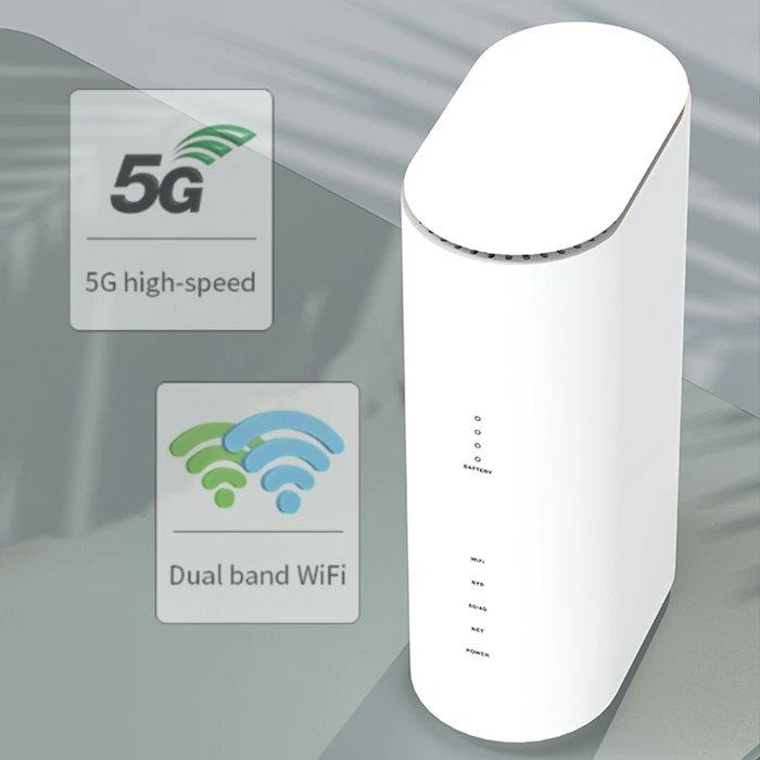5G مودم WiFi-6 راوتر 5G CPE راوتر مع فتحة بطاقة sim متعددة 1 LAN /1 WAN 2.4G + 5.8G موزع إنترنت واي فاي للمنزل