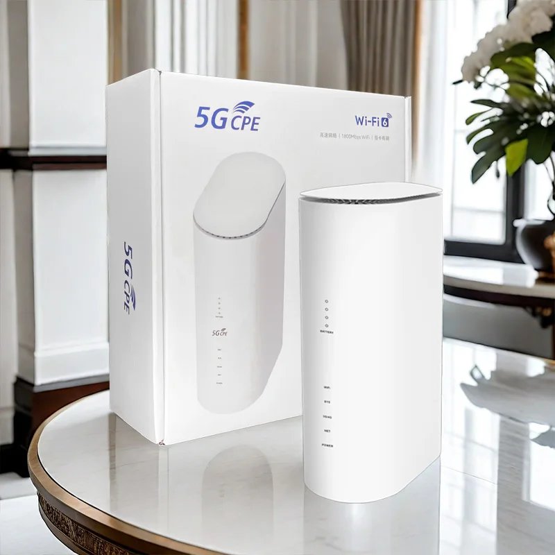 5G مودم WiFi-6 راوتر 5G CPE راوتر مع فتحة بطاقة sim متعددة 1 LAN /1 WAN 2.4G + 5.8G موزع إنترنت واي فاي للمنزل
