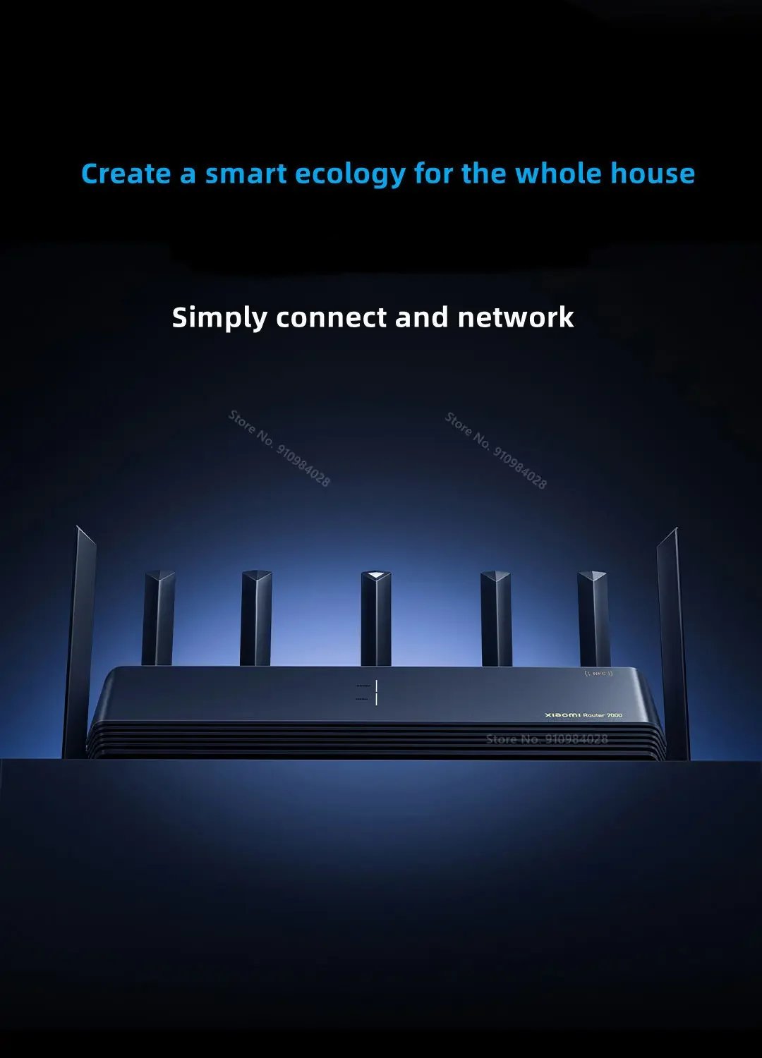 Xiaomi Mi Router BE7000 7000 ثلاثي الموجات واي فاي مكرر VPN 1GB شبكة USB 3.0 IPTV 4X2.5G منافذ إيثرنت مودم مكبر صوت أحادي Xiaomi Mi Router BE7000 7000 ثلاثي الموجات واي فاي مكرر VPN 1GB شبكة USB 3.0 IPTV 4X2.5G منافذ إيثرنت مودم مكبر صوت أحادي