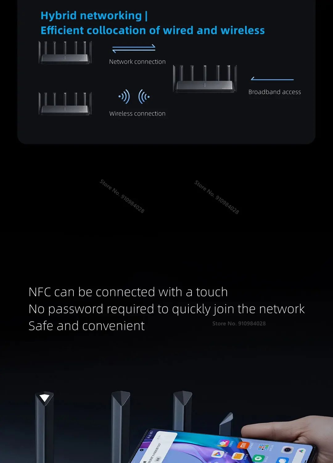 Xiaomi Mi Router BE7000 7000 ثلاثي الموجات واي فاي مكرر VPN 1GB شبكة USB 3.0 IPTV 4X2.5G منافذ إيثرنت مودم مكبر صوت أحادي Xiaomi Mi Router BE7000 7000 ثلاثي الموجات واي فاي مكرر VPN 1GB شبكة USB 3.0 IPTV 4X2.5G منافذ إيثرنت مودم مكبر صوت أحادي