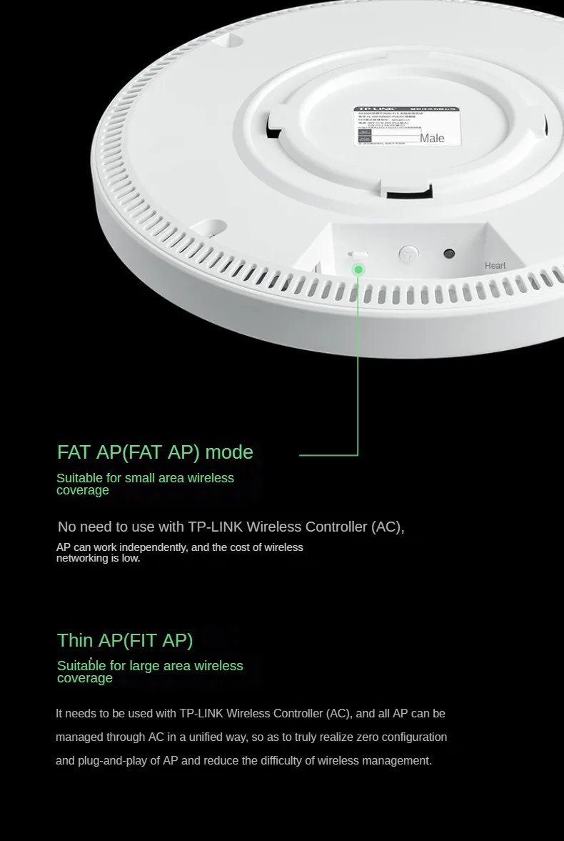 TP-Link AX3000 Wi-Fi6 MESH راوتر سيلينج AP نقطة وصول لاسلكية PoE AP ثنائي النطاق 5 جيجا هرتز عالية الطاقة واي فاي مكرر نقطة اتصال
