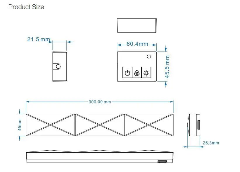شريط إضاءة LED ذكي RGB ضوء جداري داخلي، لوحات إضاءة WiFi RGBIC ذكية تعمل مع تصميم Alexa وGoogle DIY، APP/6 LED